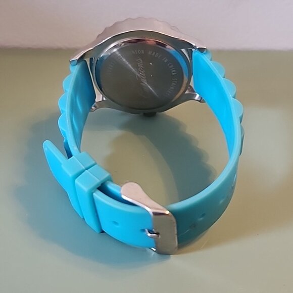 Teal Blue and Crystal Curations Womens Watch Stephanie Greenfield Needs Battery main image 9